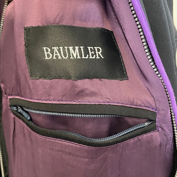 Baumler - Double Lined Old Money Classic Button Down Top Coat - Black - 58 - Picture 4 of 11